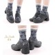 Iris Corolla Releve Cross Strap Mary Jane Shoes(Reservation/6 Colours/Full Payment Without Shipping)